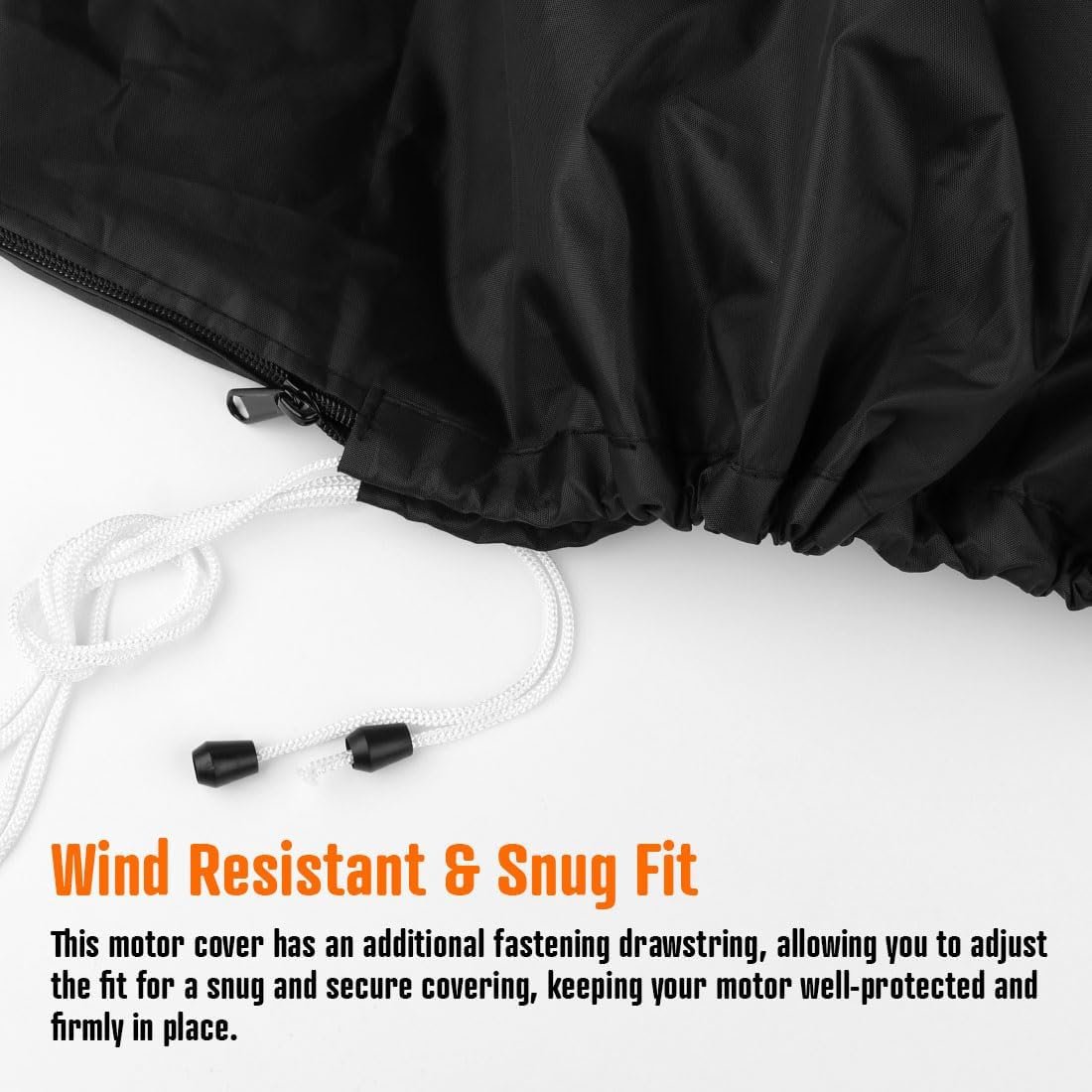 Outboard Motor Covers Trailerable Full Boat Motor Cover Waterproof Heavy Duty Oxford Outboard Engine Covers With Zipper