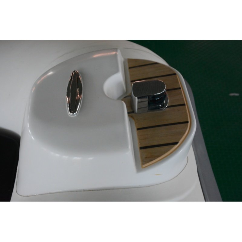 11ft ORCA Luxury RIB 340 Semi-Rigid Inflatable Fishing Boat with HYPALON Tube Material Outboard Engine Fiberglass Hull-For Sale