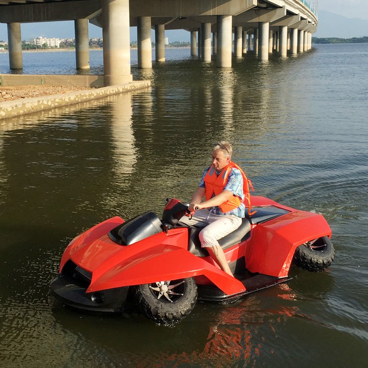 Widely Used 4x4 Gas Tank ATV 1500cc Amphibious Jet Ski Boat New Condition 4 Stroke Engine China Fiberglass Material