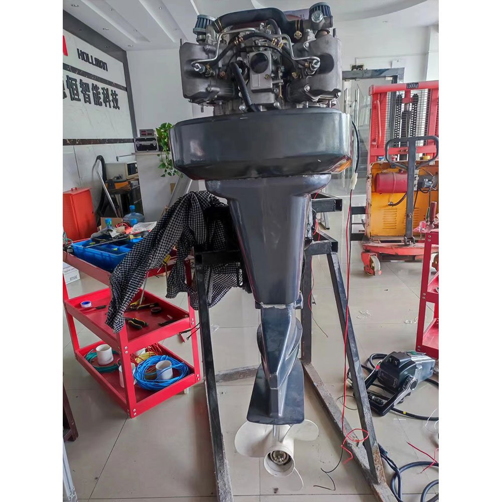 90hp Easy Maintenance Fuel-efficient Diesel Power Pole 4stroke Water Cooled Marine Outboard Engine