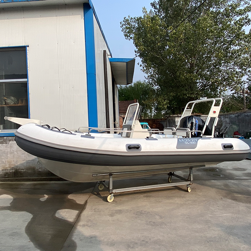 New Design 4.9M Rigid Hull Aluminium Inflatable Boats for Sale