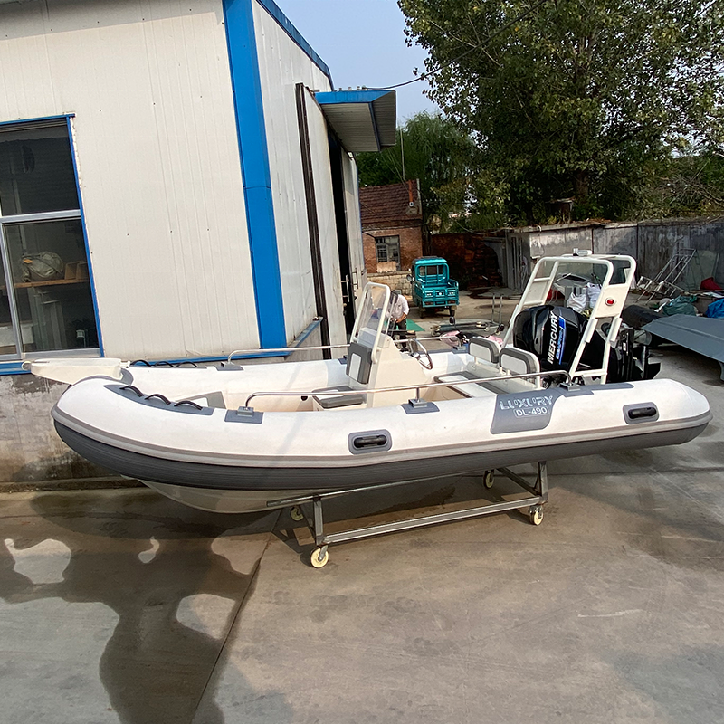 New Design 4.9M Rigid Hull Aluminium Inflatable Boats for Sale