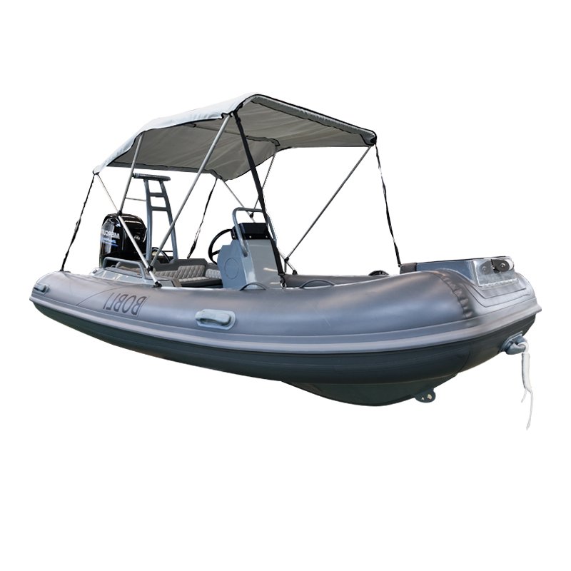 2024 Professional Factory CE Hypalon 12ft 3.6m 13ft 3.9m 4.2m Deep V Aluminum Bottom Inflatable Outboard Engine Fishing Boat