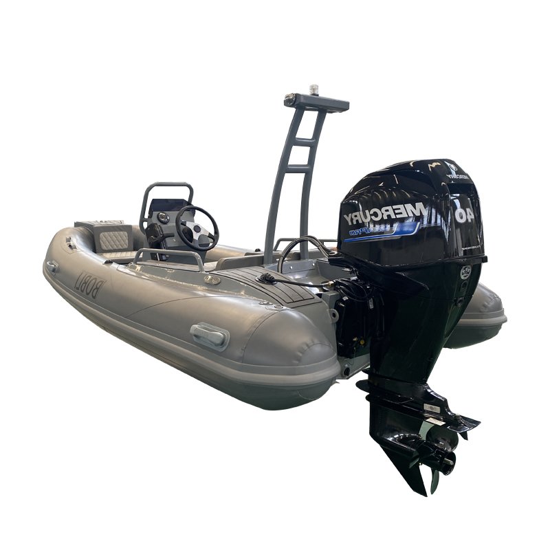 2024 Professional Factory CE Hypalon 12ft 3.6m 13ft 3.9m 4.2m Deep V Aluminum Bottom Inflatable Outboard Engine Fishing Boat