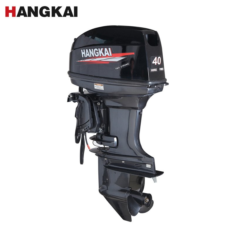 HANGKAI 40HP 2 Stroke Outboard Motor Boat Engines Electric Start Machine for Saltwater