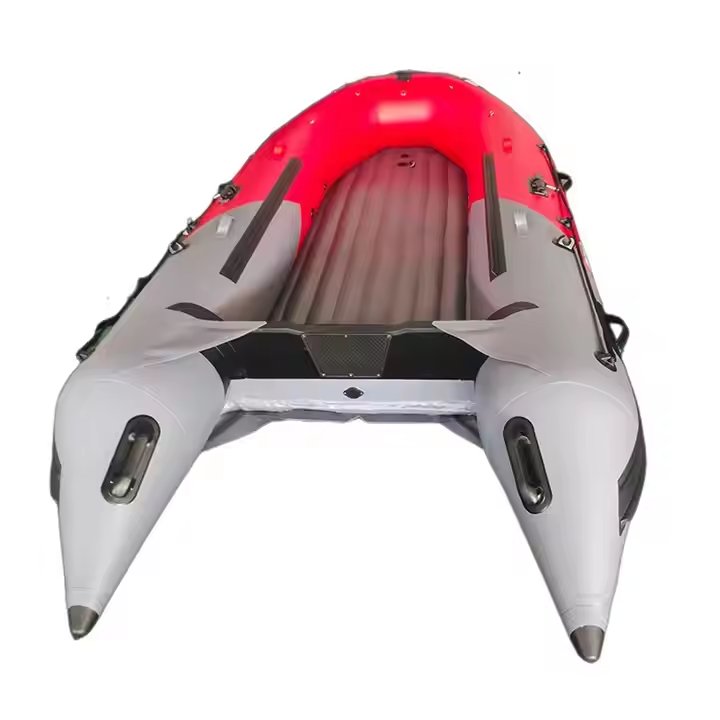 Heavy-Duty PVC Portable Inflatable Sport Yacht Bottom Dinghy Raft Boat for Fishing Sport & Recreation