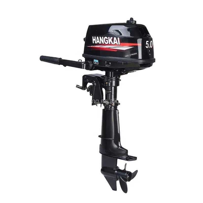 Most Popular HANGKAI 5hp 2 Stroke Gasoline Outboard Engine for Fishing Boat Outdoor