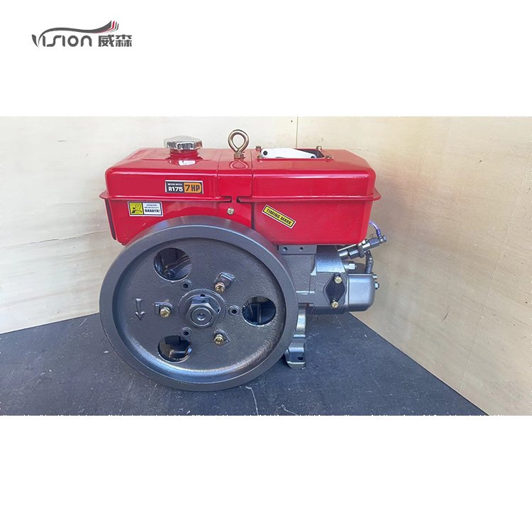 VISION R175 4HP Horizontal 4-stroke Water Cooled Single Cylinder diesel Outboard Motor Boat Engine diesel