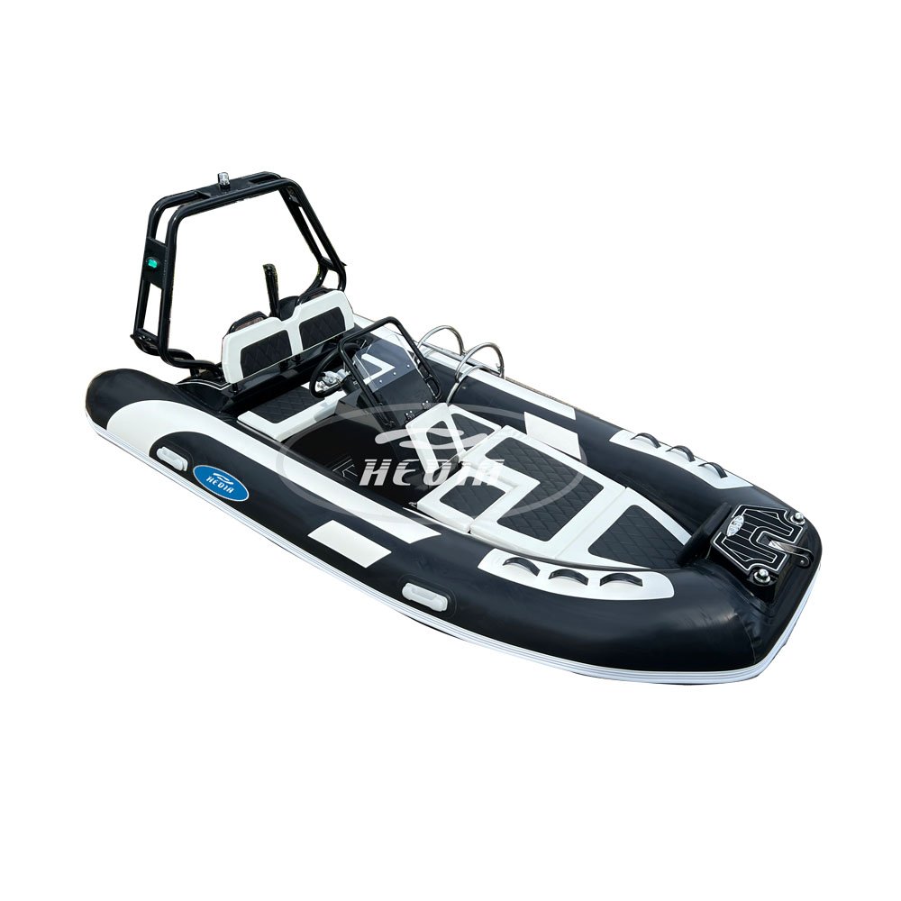 Chinese Boat Manufactures Sport Yacht 13ft 390 Orca Hypalon Deep v Center Console Boats for Sale