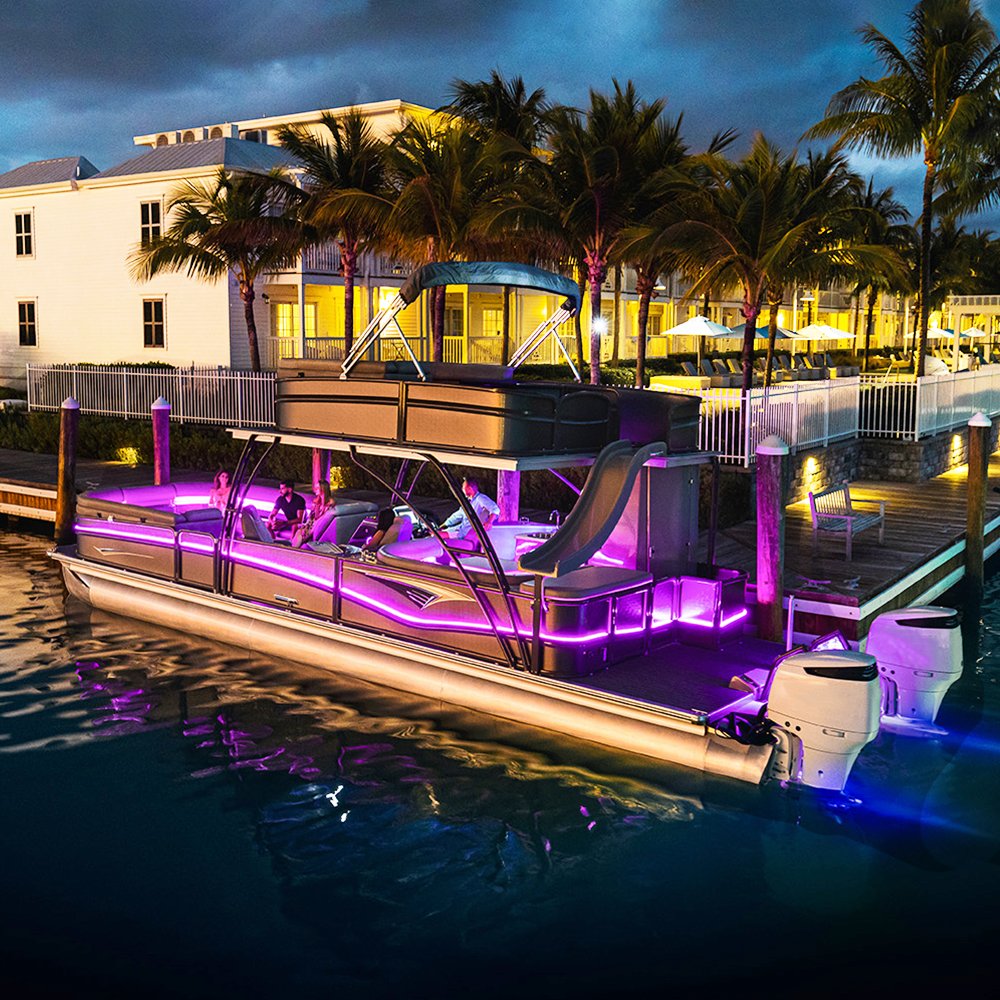 Factory Direct Double Decker Aluminium House Boat Family Style Pontoon Boat Furniture Outdoor Fishing Includes Engine Combo Set