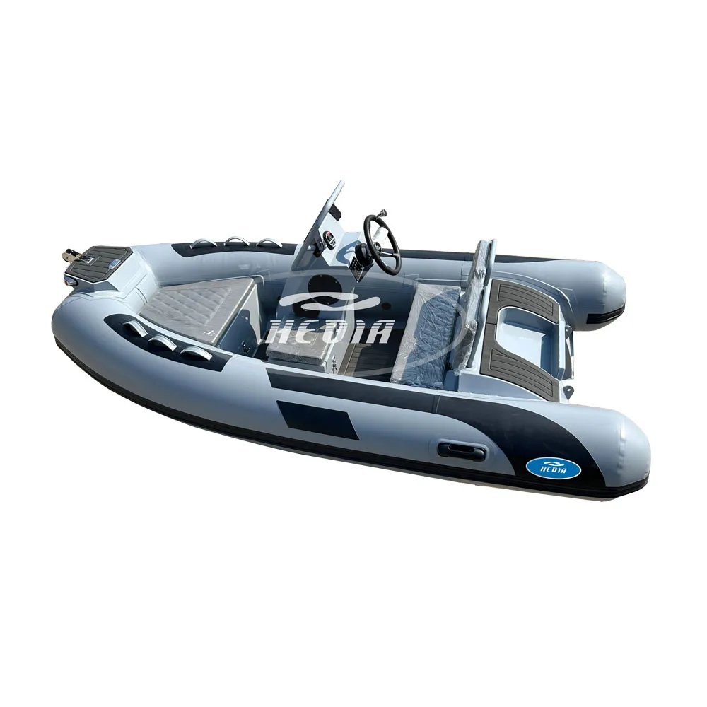 10ft Aluminum Boat and Engine Botes Chiquitos De Remo Hypalon Rib Ce 330