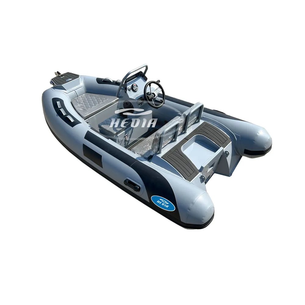 10ft Aluminum Boat and Engine Botes Chiquitos De Remo Hypalon Rib Ce 330