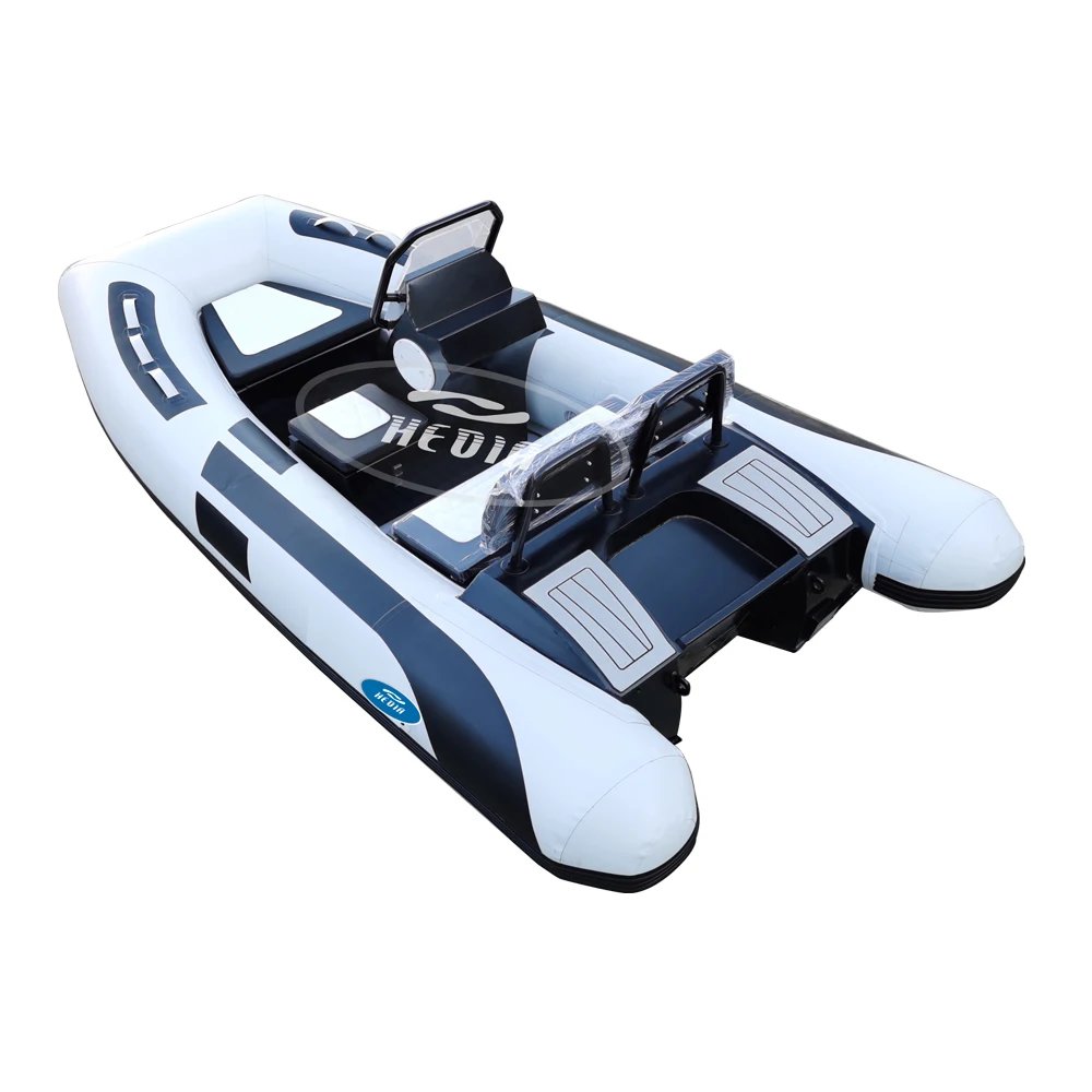 10ft Aluminum Boat and Engine Botes Chiquitos De Remo Hypalon Rib Ce 330