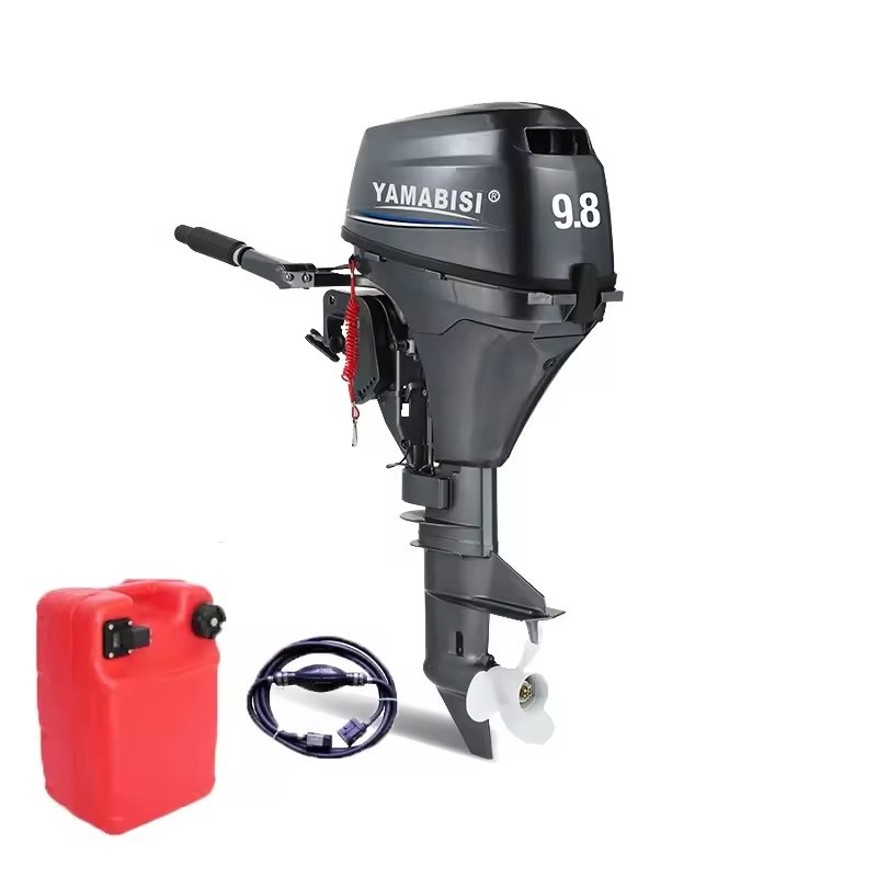 Yamabisi Outboard Engine 4 Stroke 9.8hp Brand New Short Shaft Outboard Marine Motor Compatible with Tohatsu