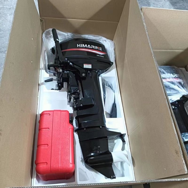 HIMARINE Black Outboard Motor 30HP 2 Stroke Boat Engine