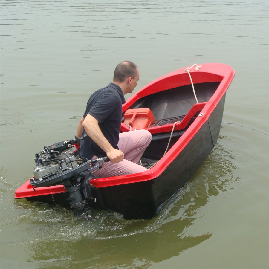 Hot Sale Fiberglass Fishing Boat Foldable Boat with Outboard Motor