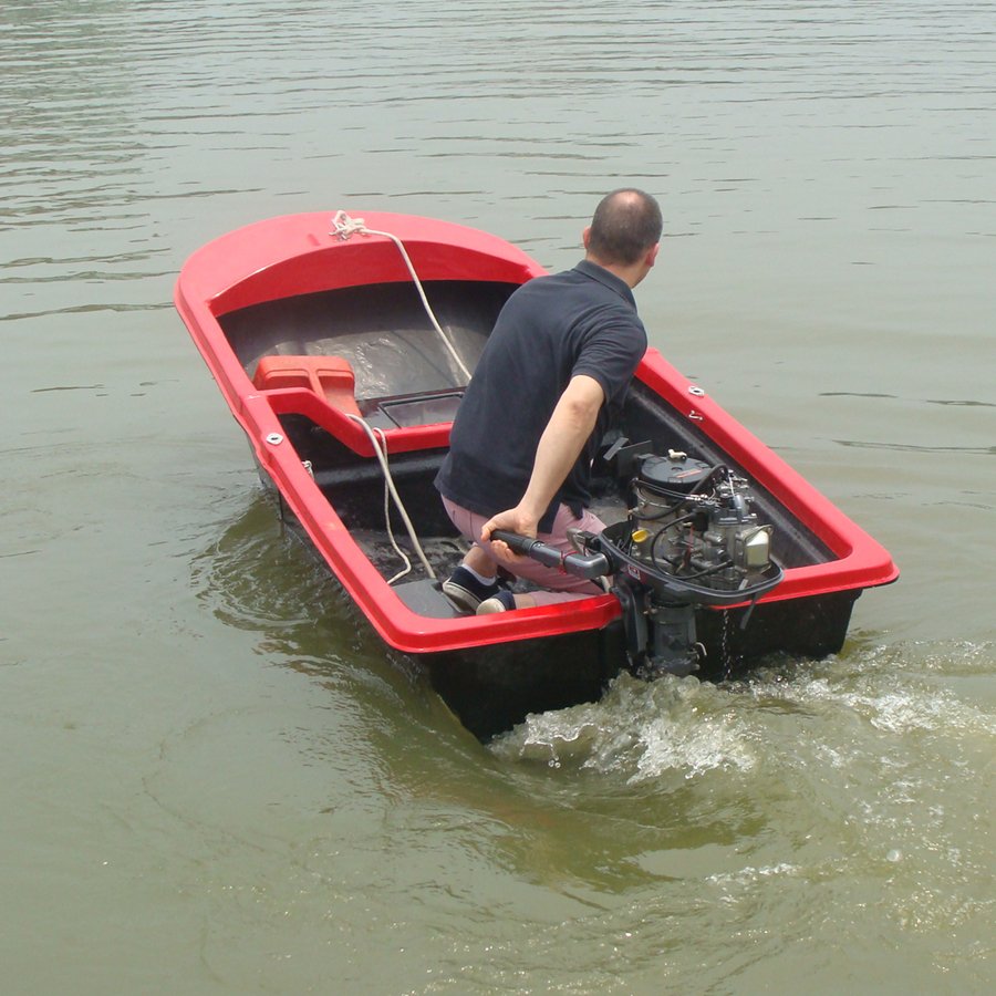 Hot Sale Fiberglass Fishing Boat Foldable Boat with Outboard Motor
