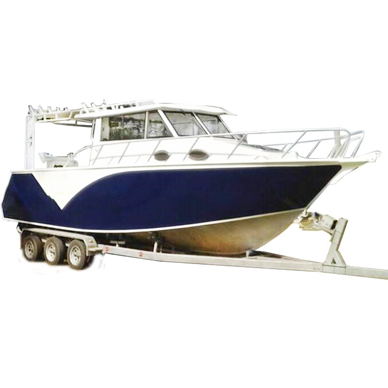 9 Meters Inboard Engine Aluminium Cabin Cruiser Boat