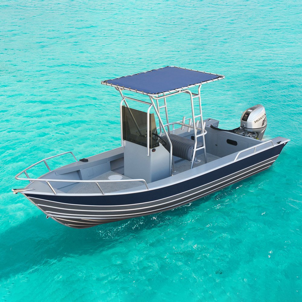 2022 14ft 5 People High Quality Aluminum Hull Center Console Fishing Working Boat