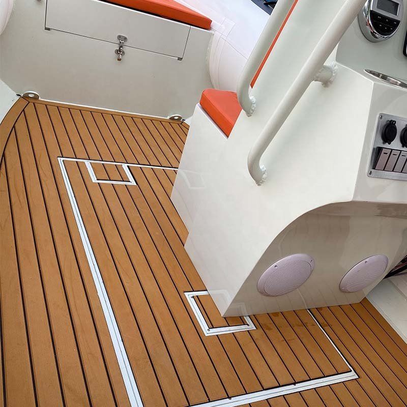 CE Aluminum Boat Deep v Hull Hypalon Pvc Rib 16ft Boat
