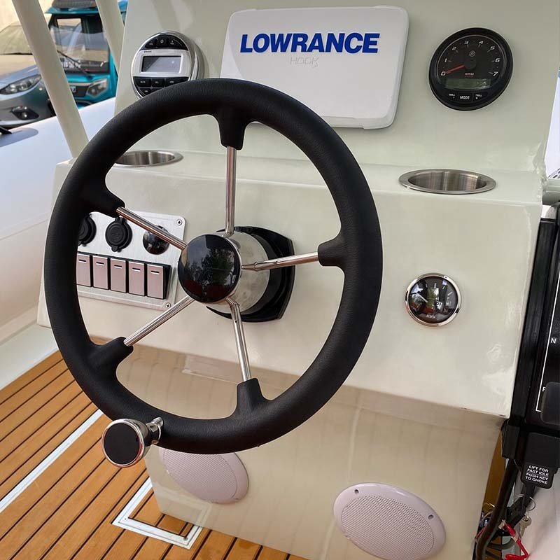 CE Aluminum Boat Deep v Hull Hypalon Pvc Rib 16ft Boat