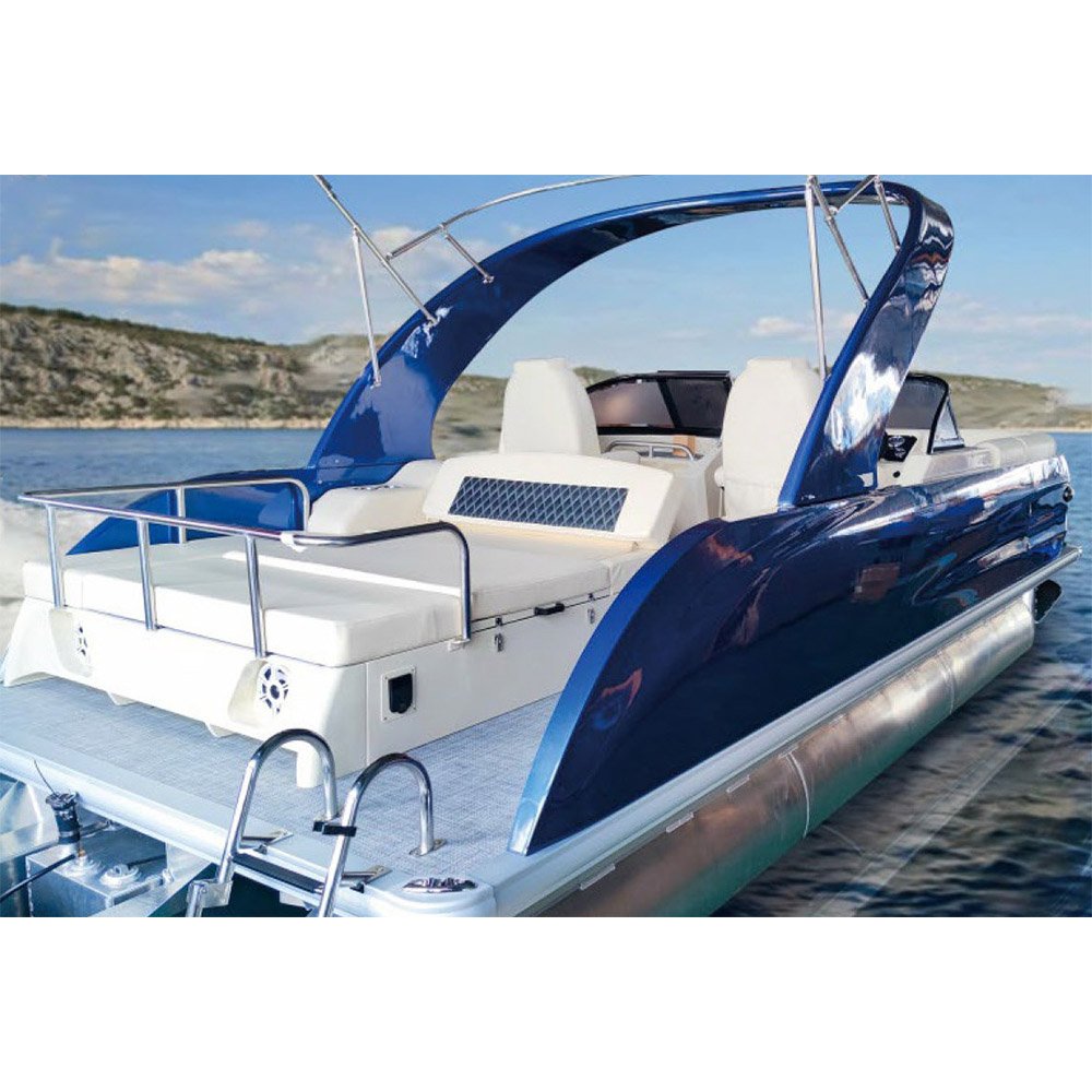 Kinocean 22Ft Fast Tri Hull Tritoons Pontoon Boat Best Brand New Luxury Party Bargepontoon Boats for Sale Near Me