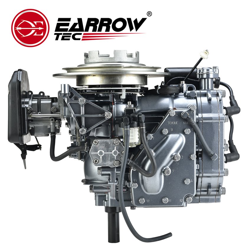 EARROW 2 Stroke 30HP Gasoline Outboard Motor Tiller Control Short/Long Shaft Outboard Engine
