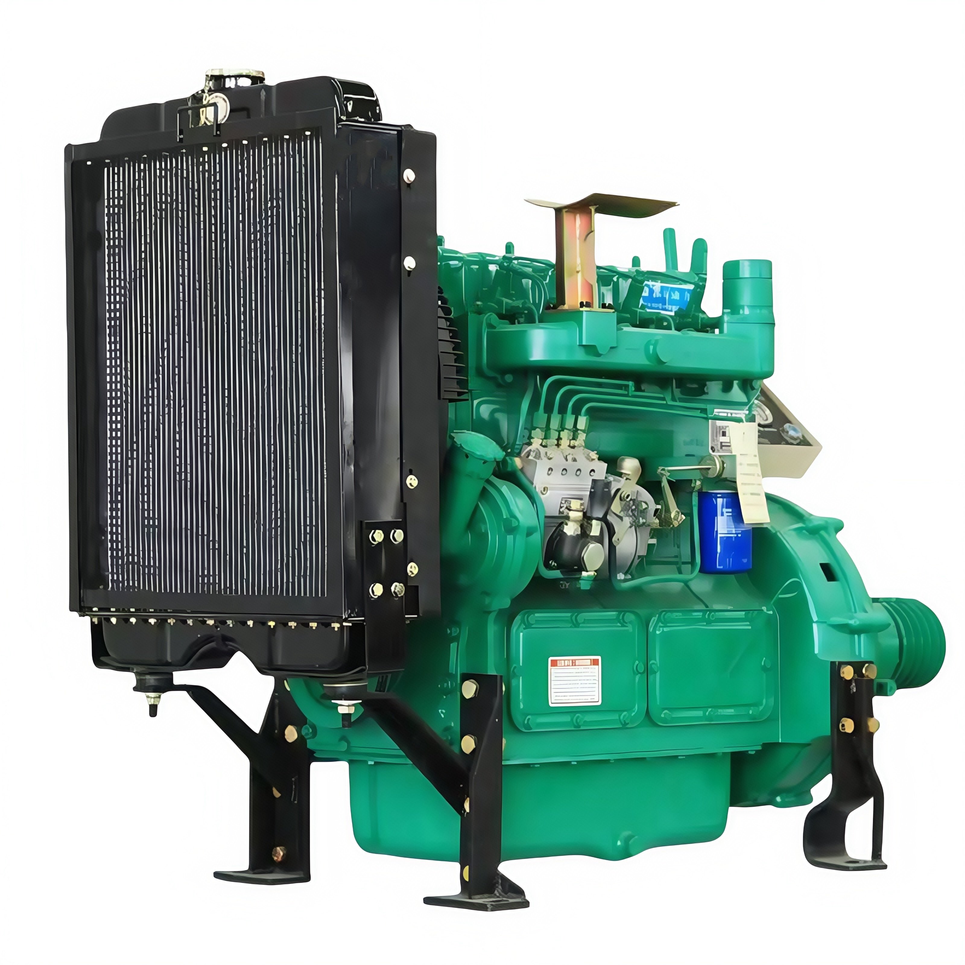 High Quality 125cc Four-Cylinder Chinese Diesel Engine Electric Start Air-Cooled Style Boat Machinery Core Pump Used for Motor