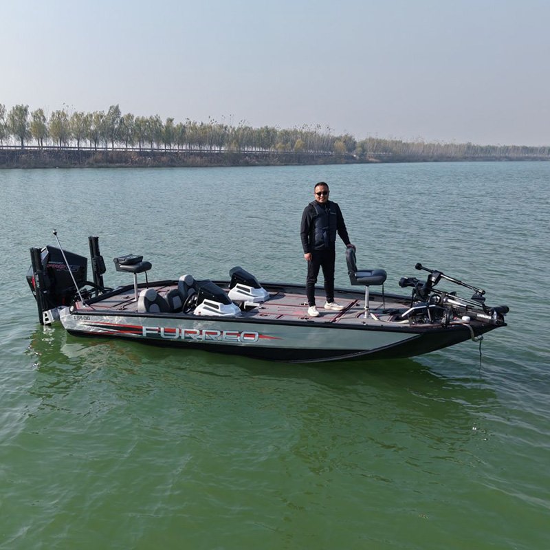 Furreo Factory Wholesale Fishing Bait Boats Aluminum Bass Fishing Lure Boats with Engine for Sale