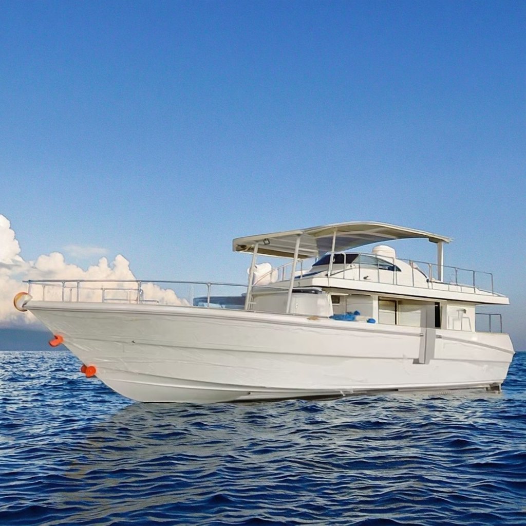 SG950B 9.50m Tuna Fishing Luxury Super Boat Side Door Fiberglass YAMANE Yacht