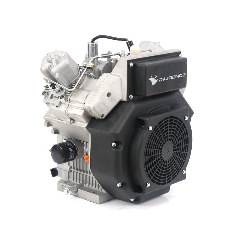 4kw 3000r 997CC 4-stroke Air-cooled Direct Injection DL2V92F Electric Starter Diesel Engine Machinery Engines Boat Engine 12V 3A