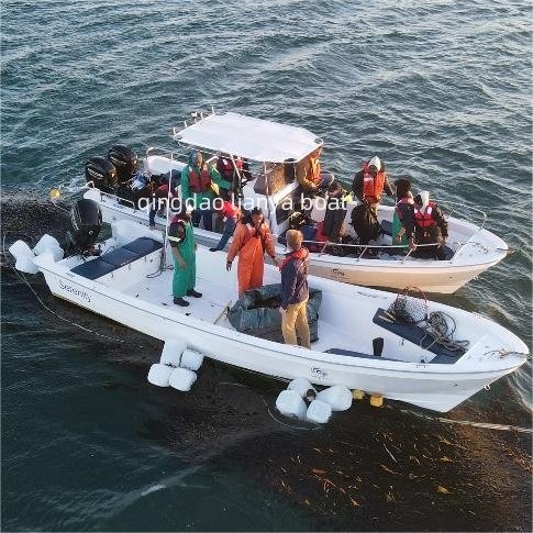 Liya 4.2m-7.6m Fiberglass Fishing Boat Speed Fishing Boat With Trailer and Engine