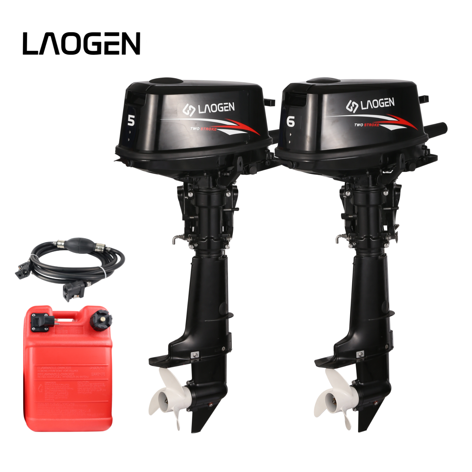Laogen ODM Boat Outboard Engine Match Tohatsu M5B Outboard Motor 2 Stroke Outboard Boat Engine Boat Motor Outboard