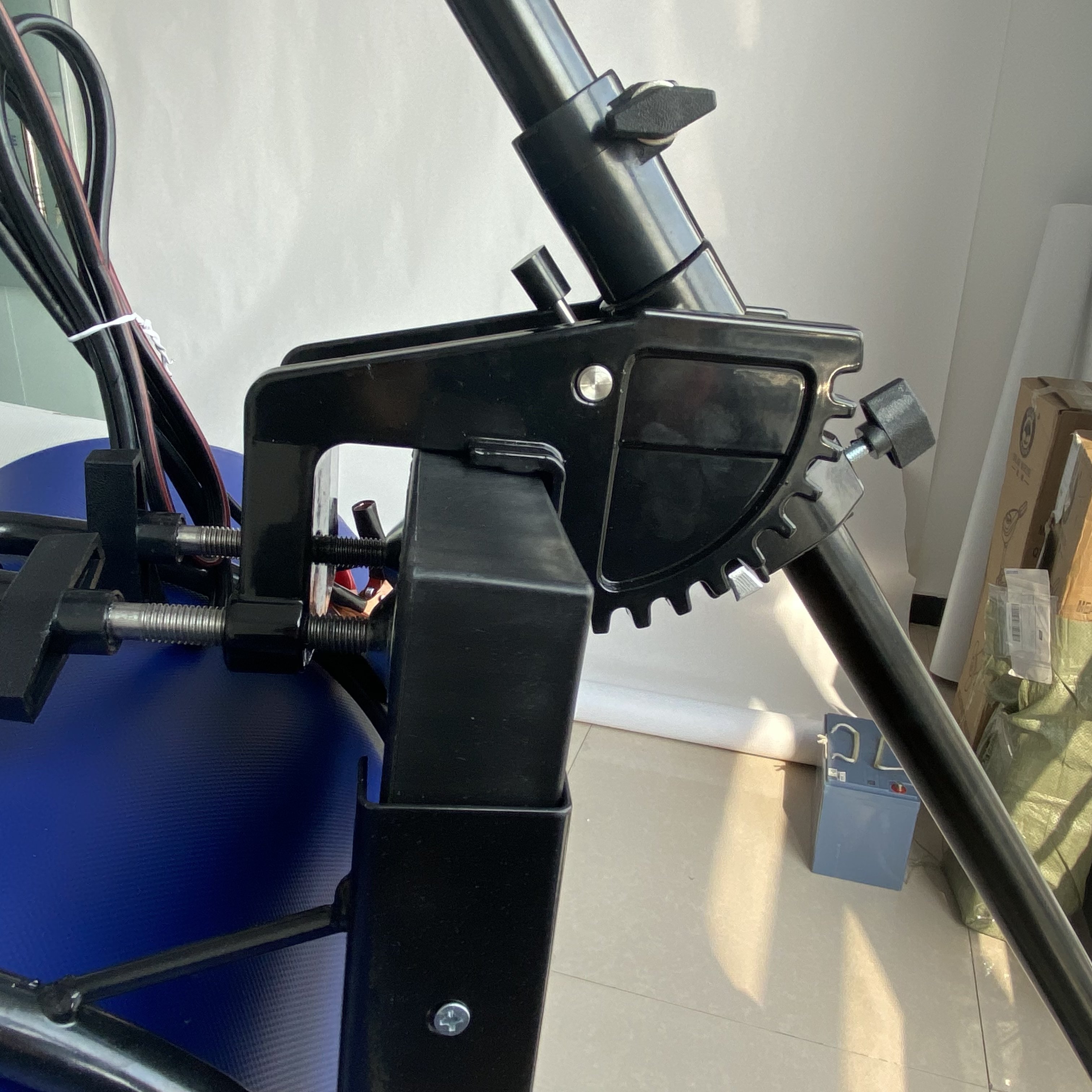SOLAR MARINE Inflatable Kayak Outboard Engine Support Frame Inflatable Boat Motor Bracket Fishing Boat Kit Holder