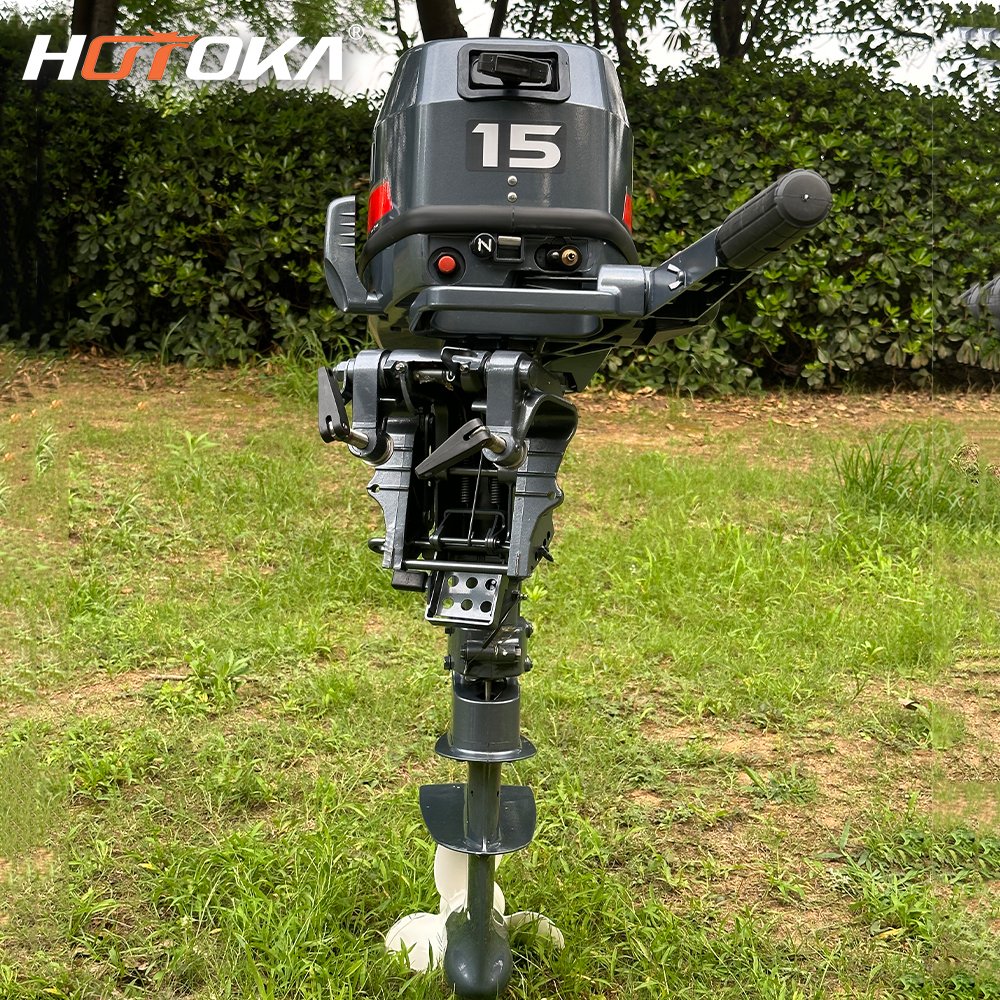 15hp Yamahas Enduro Outboard Motor 2 Stroke 246cc E15dml 6B4 Long Shaft Boat Engine with Manual Tiller/Water-cooling