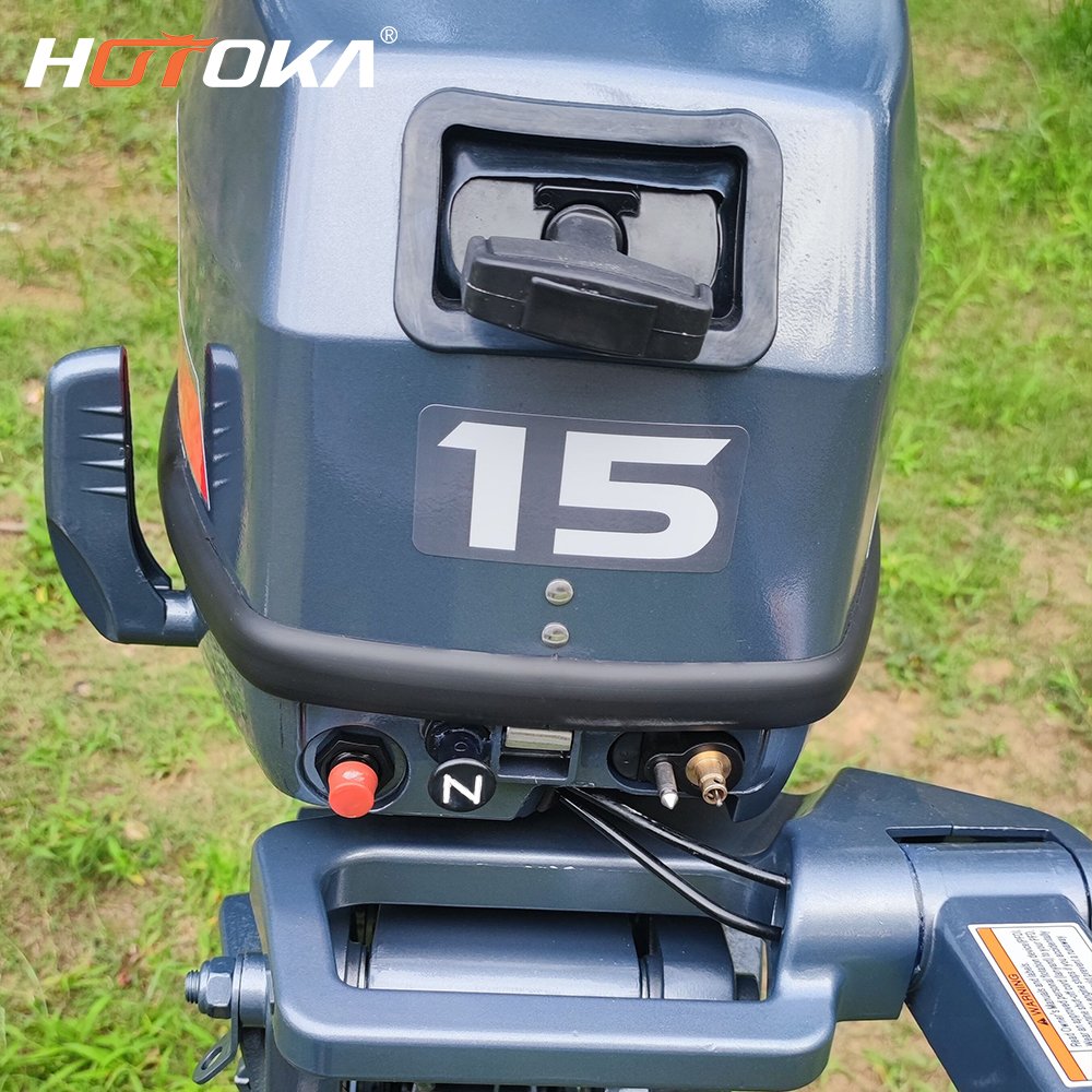 15hp Yamahas Enduro Outboard Motor 2 Stroke 246cc E15dml 6B4 Long Shaft Boat Engine with Manual Tiller/Water-cooling