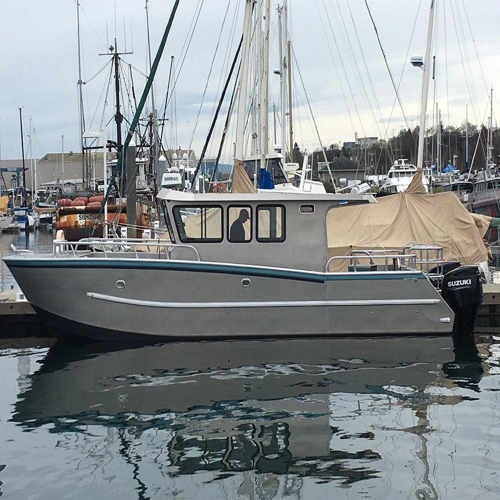 Kinocean Sport Yacht Landing Craft Aluminum Hull Outboard Engine Fishing Boat for Sales and Entertainment for River Use