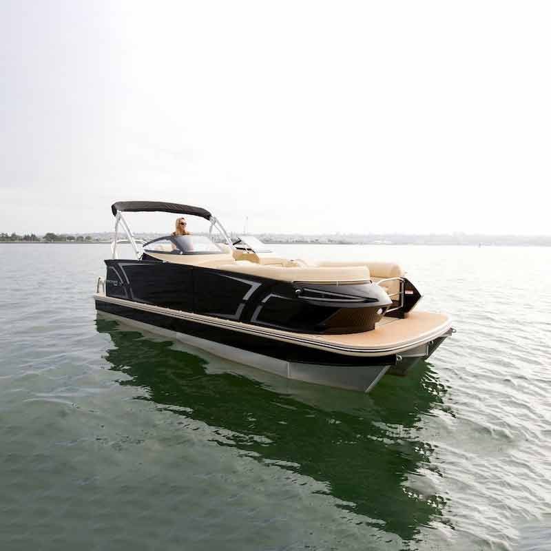 High-Quality Luxury Floating Aluminium Catamaran Pontoon Yacht Boat New Manufacturer Design with Outboard Engine for Sale