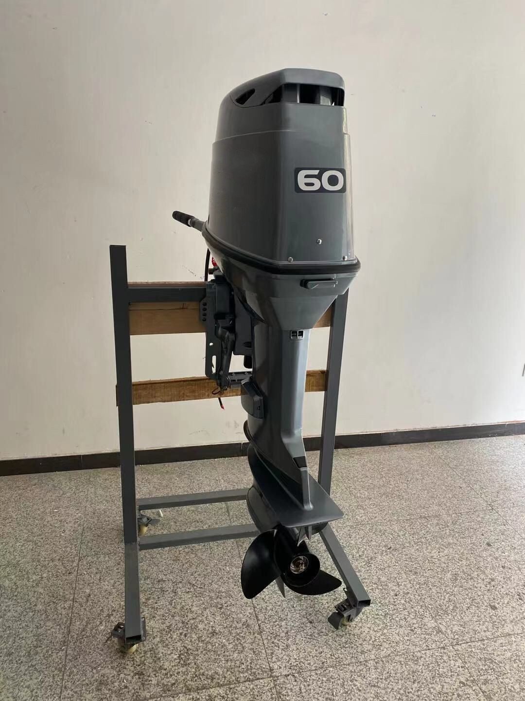 2 Stroke 60hp Outboard Motor Long Shaft Manual Start Boat Engine for Sale