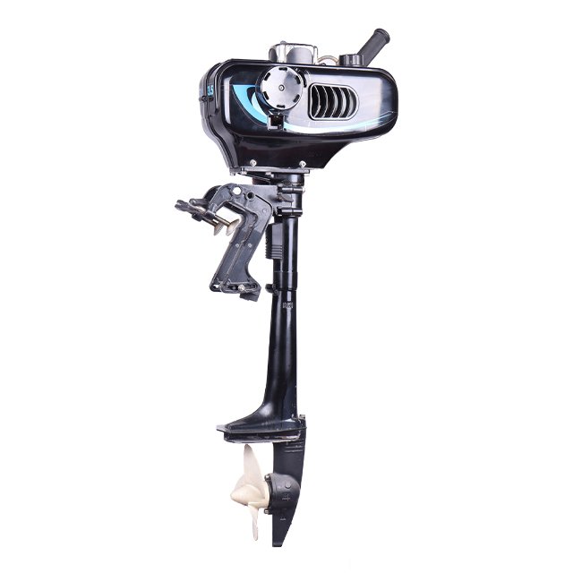 3.5hp Heavy Duty 2-Stroke Outboard Boat Motor Engine New Manual Starting System Gasoline Fuel Air and Water Cooling