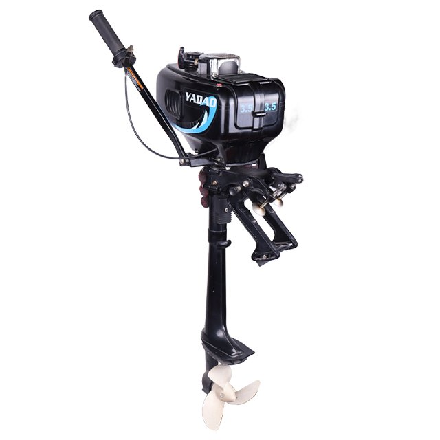 3.5hp Heavy Duty 2-Stroke Outboard Boat Motor Engine New Manual Starting System Gasoline Fuel Air and Water Cooling