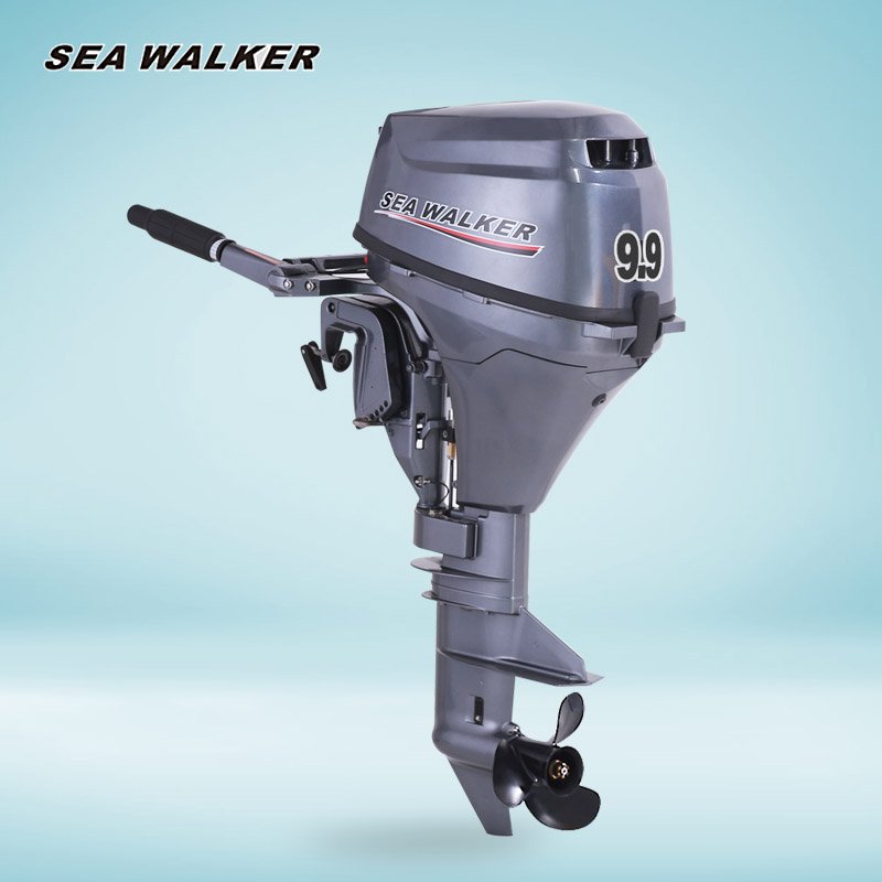 4 Stroke 9.9 hp Gasoline Outboard Motor Universal Marine Engine Short Shaft for Fishing Boat Sports Racing