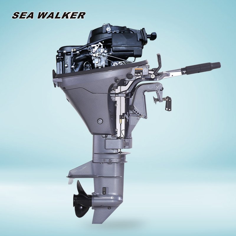 4 Stroke 9.9 hp Gasoline Outboard Motor Universal Marine Engine Short Shaft for Fishing Boat Sports Racing