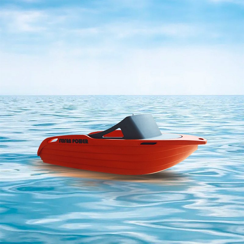 China Factory High-Speed Jet Boat Rotomolded Plastic with Electric Engine PE Hull Material