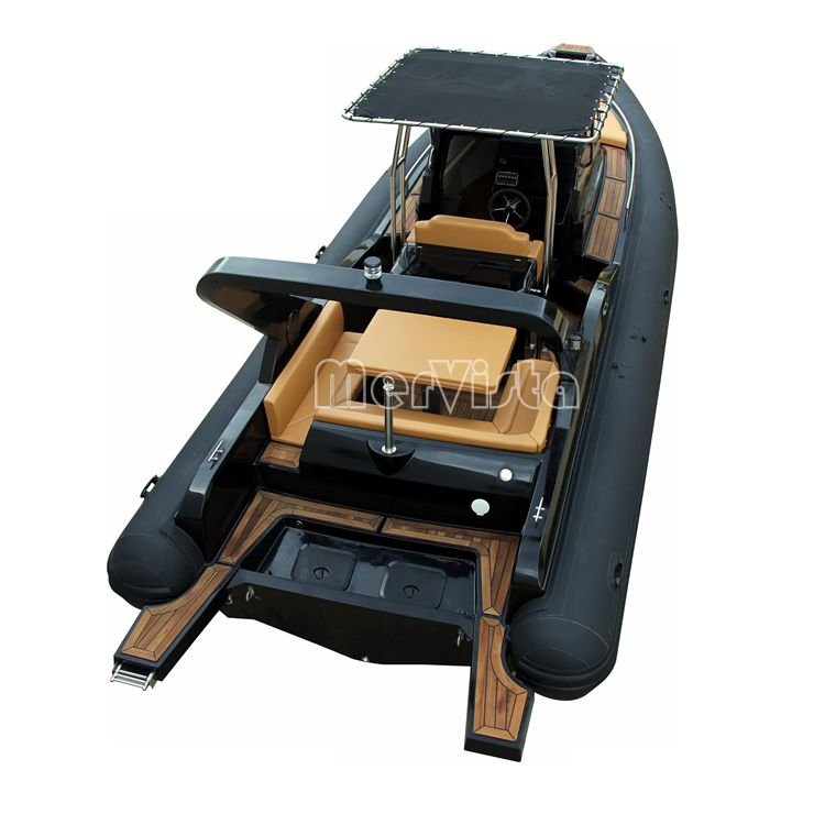 CE England 9.6m Semi-Rigid Luxury RIB 960 Inflatable Boat with Toilet