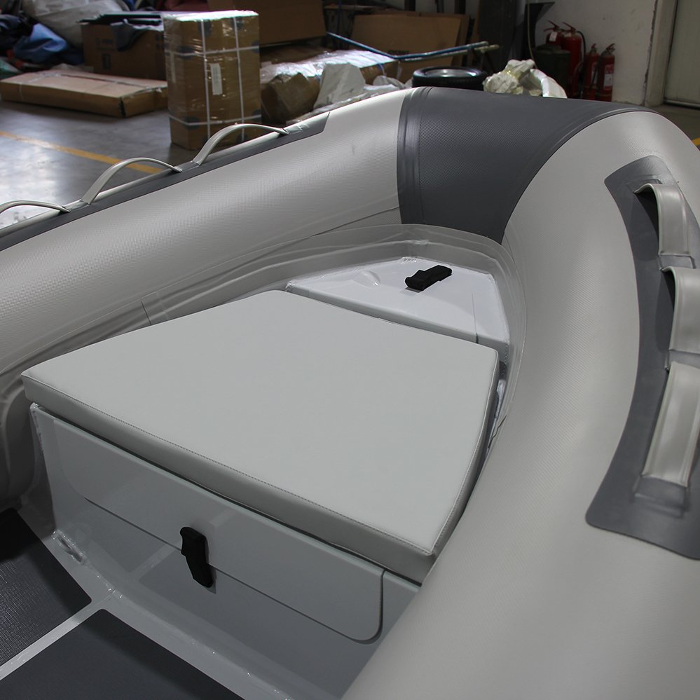 AL-RIB-360C Inflatable Rib Boat with Anti-Slip Rubber Mat 360 Aluminium Hull Fishing Rib Boat for Entertainment