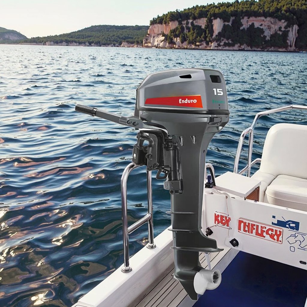 15HP 2-Stroke Outboard Boat Motor with Long Shaft or Short Shaft Factory Price New Condition Outboard Engine