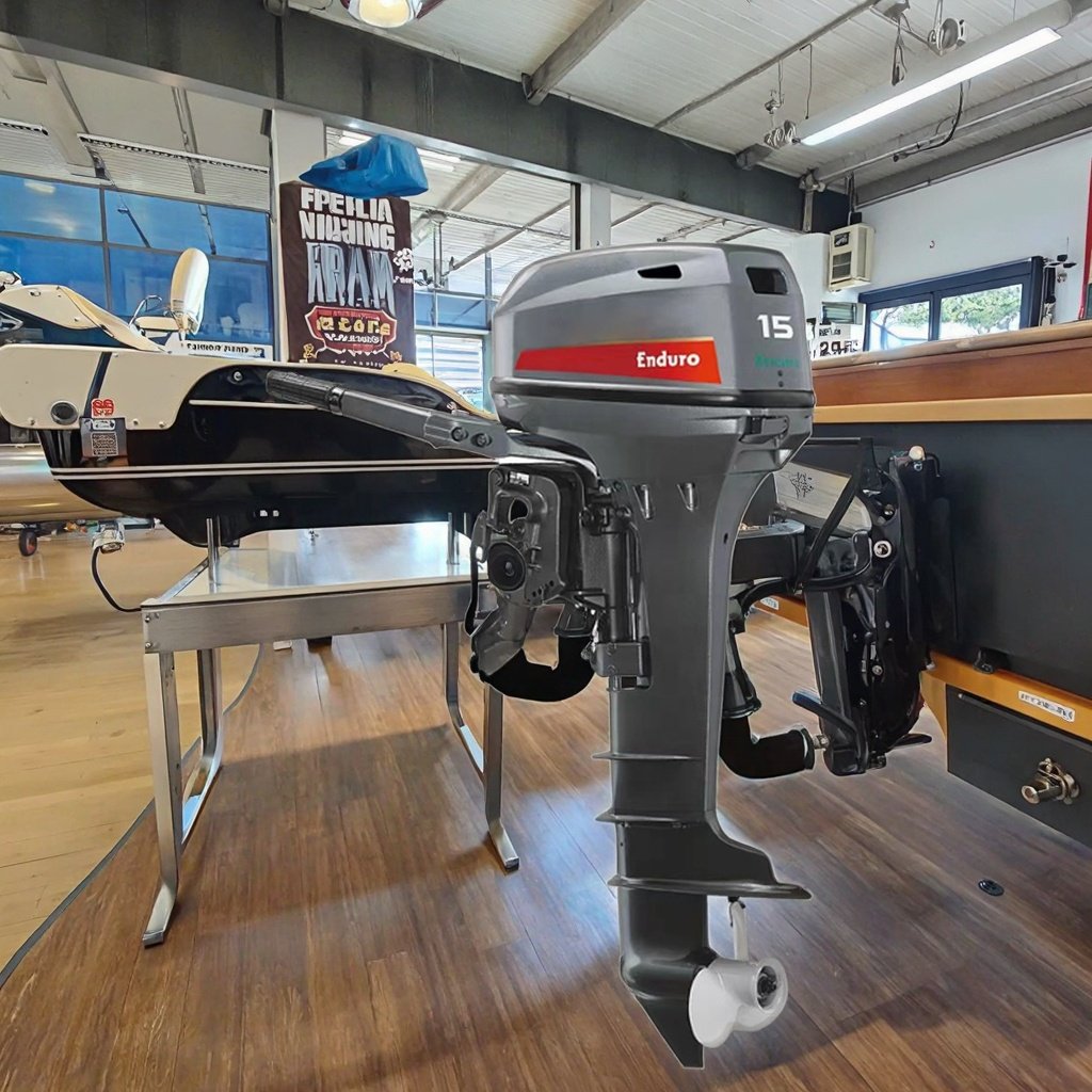 15HP 2-Stroke Outboard Boat Motor with Long Shaft or Short Shaft Factory Price New Condition Outboard Engine