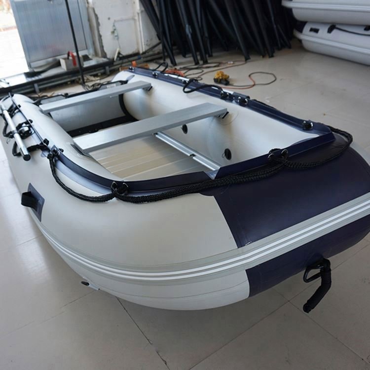Hot Sale 5m Aluminum Floor Inflatable PVC Boat With Engine Combo Set for Racing Rowing and Outdoor Sports