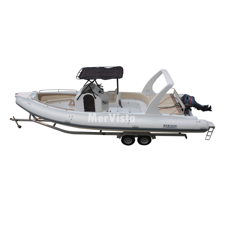 32FT Achilles Hypalon Rib Boat 960 with Fiberglass Hull Bottom for Scuba Diving